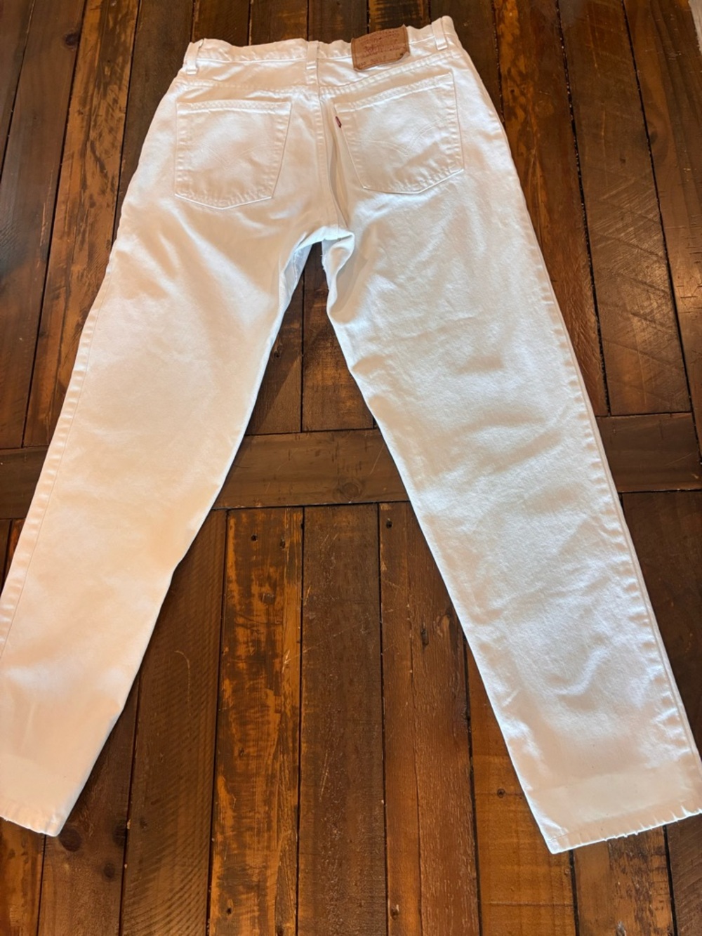 Vintage Levi's 550 White Mom Jeans